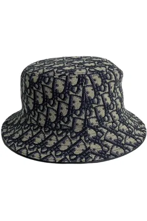 Dior Pre-owned, Kobieta, Czarny, ONE SIZE, Bawełna, Pre-owned Cotton hats
