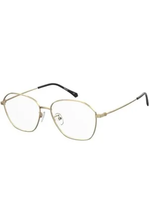 Polaroid Akcesoria, Kobieta, Żółty, ONE SIZE, Złote Metalowe Okulary Polaryzacyjne