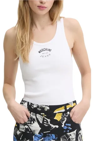 Moschino Koszulki, Kobieta, Biały, M, Biała Bluzka dla Kobiet