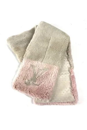 LOUIS VUITTON Pre-owned, Kobieta, Beżowy, ONE SIZE, Pre-owned Fur scarves