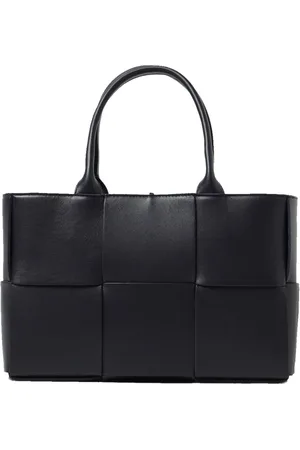 Bottega Veneta Torebki, Kobieta, Czarny, ONE SIZE, Mała torba Arco Tote z motywem Intrecciato