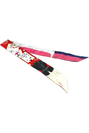 Dior Pre-owned, Kobieta, Wielobarwność, ONE SIZE, Pre-owned Silk scarves