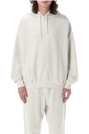 Y-3 Bluzy, Mężczyzna, Szary, S, Bawełna, Klasyczna Bluza z Kapturem