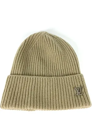 LOUIS VUITTON Pre-owned, Kobieta, Beżowy, ONE SIZE, Kaszmir, Pre-owned Cashmere hats