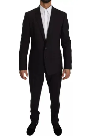 Dolce & Gabbana Garnitury, Mężczyzna, Fioletowy, L, Fioletowy zestaw slim fit