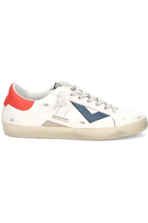 4b12 Buty, Mężczyzna, Biały, 44 EU, Skóra, Białe skórzane sneakersy