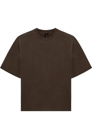 Entire Studios Koszulki, Mężczyzna, brązowy, L, T-shirt z krótkim rękawem i okrągłym dekoltem