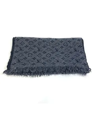 LOUIS VUITTON Pre-owned, Kobieta, Szary, ONE SIZE, Wełna, Pre-owned Wool scarves