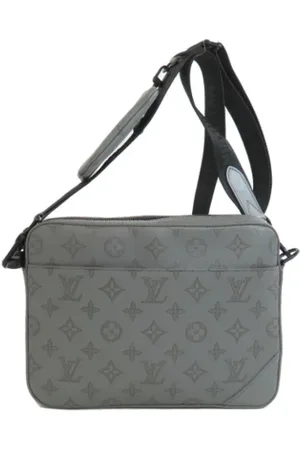 LOUIS VUITTON Pre-owned, Mężczyzna, Szary, ONE SIZE, Skóra, Pre-owned skórzane torby Louis Vuitton