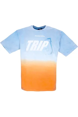 MAUNA KEA Koszulki, Mężczyzna, Wielobarwność, L, Triple J Cyan/Orange Degrade Tee