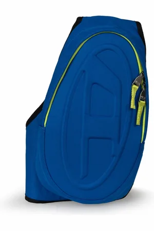 Diesel Torebki, Mężczyzna, Niebieski, ONE SIZE, Sportowy Plecak