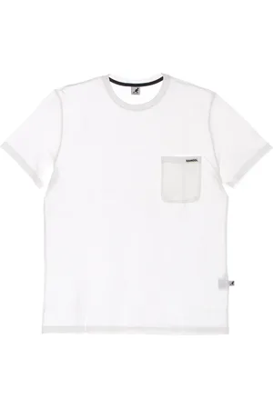 Kangol Koszulki, Mężczyzna, Biały, M, Heritage Taped Tee Off