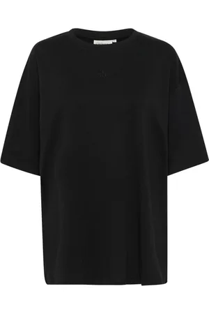 Karen by Simonsen Koszulki, Kobieta, Czarny, XL, Oversized Tee Meteorite