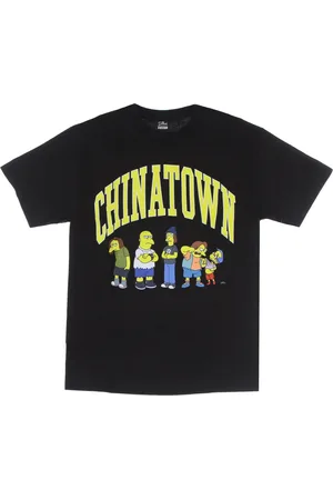 MARKET Koszulki, Mężczyzna, Czarny, S, Simpsons Arc Tee Czarna Koszulka