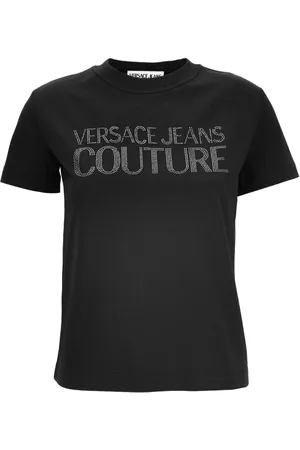 VERSACE Koszulki, Kobieta, Czarny, S, Czarny T-shirt i Polo Combo