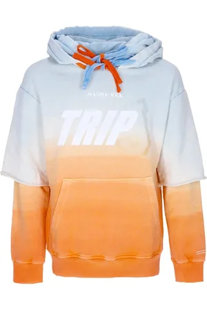MAUNA KEA Bluzy, Mężczyzna, Wielobarwność, M, Bawełna, Lekki Bluza z Kapturem Podwójny Hoodie Triple J