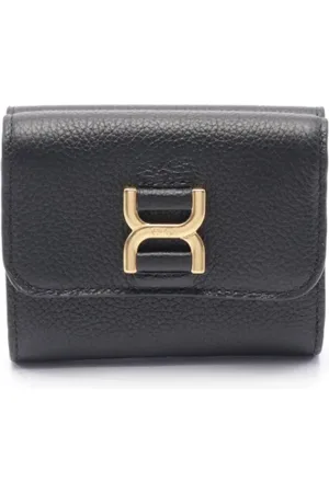 Chloé Pre-owned, Kobieta, Czarny, ONE SIZE, Skóra, Pre-owned skórzane portfele