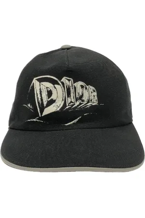 Dior Pre-owned, Kobieta, Czarny, ONE SIZE, Bawełna, Pre-owned Cotton hats