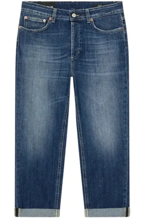 Dondup Jeansy, Kobieta, Niebieski, W29, Denim, Luźne Jeansyy z Denimu Stretch