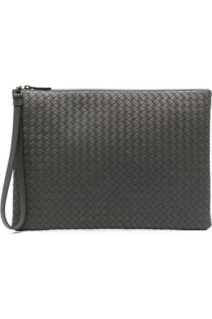 Bottega Veneta Torebki, Mężczyzna, brązowy, ONE SIZE, Brązowa teczka dla mężczyzn