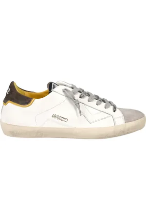 4b12 Buty, Mężczyzna, Biały, 40 EU, Skóra, Wygodne sneakersy do biegania