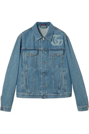 Gucci Kurtki, Mężczyzna, Niebieski, L, Stylowa Kurtka w Modnym Designie