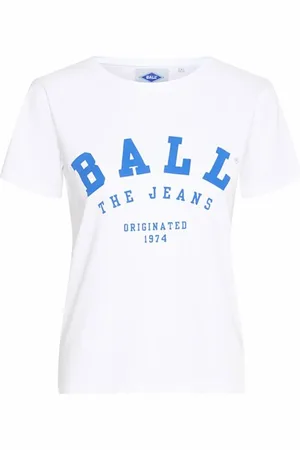 Ball Koszulki, Kobieta, Biały, XS, Sporty Tee Bright