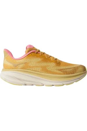 Hoka One One Buty, Mężczyzna, Pomarańczowy, 43 1/2 EU, Sneakers z Logo Applique i Kontrastową Podeszwą