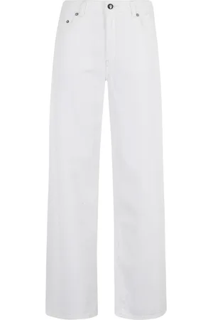 SEMICOUTURE Jeansy, Kobieta, Biały, W28, Elegancka Sukienka Sarah