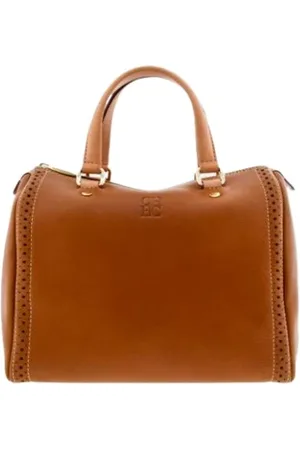Carolina Herrera Torebki, Kobieta, brązowy, ONE SIZE, Skóra, Andy 7 Camel Skórzana Torebka