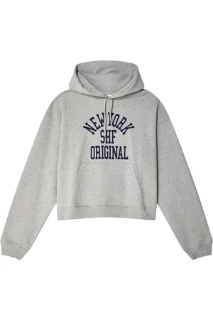 Sky High Farm Bluzy, Mężczyzna, Szary, S, Oryginalna Bluza z Kapturem z Kieszenią