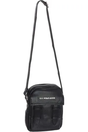 U.S. Polo Assn. Torebki, Mężczyzna, Czarny, ONE SIZE, Męska Syntetyczna Torba na Ramię