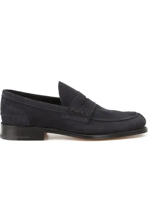 TRICKERS Buty, Mężczyzna, Niebieski, 39 1/2 EU, Klasyczne Skórzane Buty dla Mężczyzn