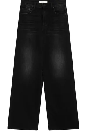 Mother Jeansy, Kobieta, Czarny, W29, Jeansy Palazzo Spinner