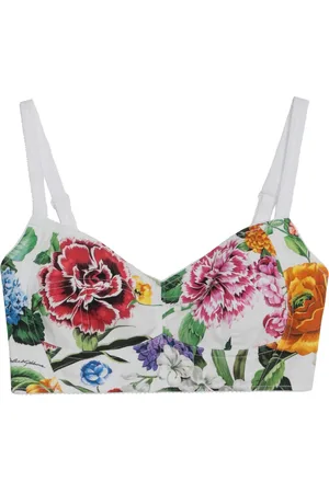 Dolce & Gabbana Koszulki, Kobieta, Wielobarwność, S, Top z dekoltem w łódkę w modnym stylu