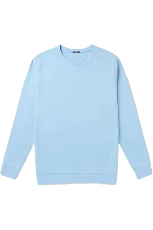Denham Bluzy, Mężczyzna, Niebieski, L, Ikoniczny Sweter z Logo Nożyczek