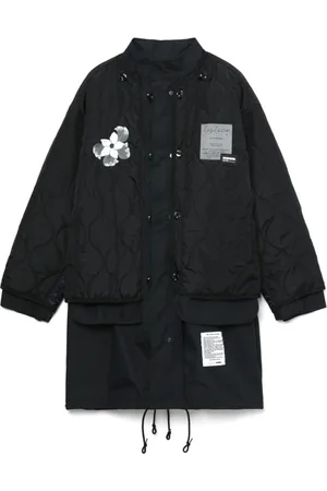 YOHJI YAMAMOTO Kurtki, Mężczyzna, Czarny, L, Czarne Kurtki dla Mężczyzn