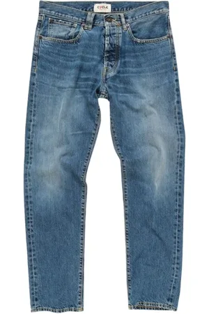 Cycle Jeansy, Mężczyzna, Niebieski, W30, Denim, Vintage Naturalne Jeansyy Indigo