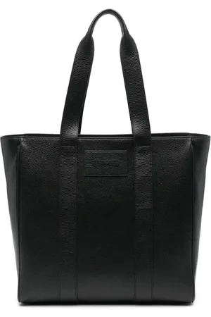 Emporio Armani Torebki, Mężczyzna, Czarny, ONE SIZE, Skóra, Stylowa Torba na Zakupy