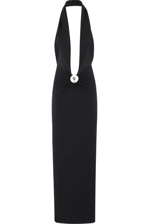 CHRISTOPHER ESBER Sukienki, Kobieta, Czarny, S, Orbit Halter Top