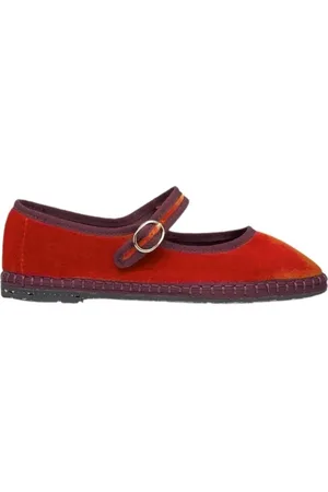 Flabelus Buty, Kobieta, Czerwony, 39 EU, Wygodne Mary Jane Buty