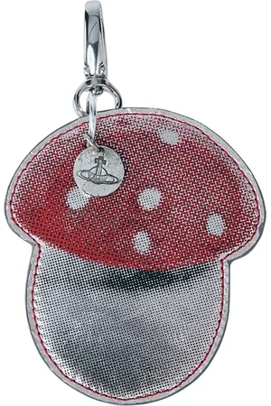 Vivienne Westwood Akcesoria, Mężczyzna, Czerwony, ONE SIZE, Mushroom Charm Breloczek