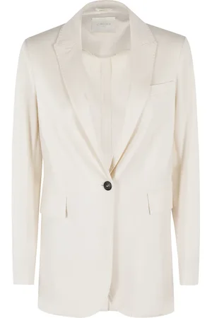 Circolo Kurtki, Kobieta, Beżowy, 2XS, Bawełna, Jersey Blazer