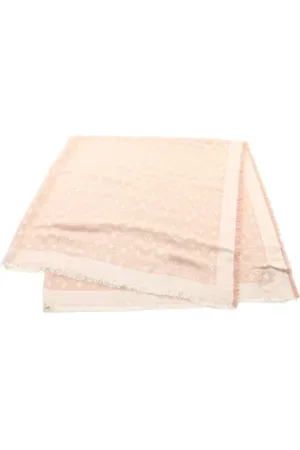 LOUIS VUITTON Pre-owned, Kobieta, Beżowy, ONE SIZE, Wełna, Pre-owned Silk scarves
