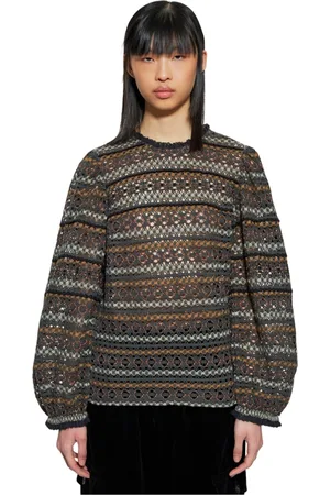 Antik Batik Bluzki, Kobieta, Wielobarwność, S, Fara bluzka szydełkowa