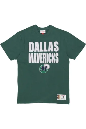 Mitchell & Ness Koszulki, Mężczyzna, Zielony, XL, Koszulka Dallas Mavericks NBA