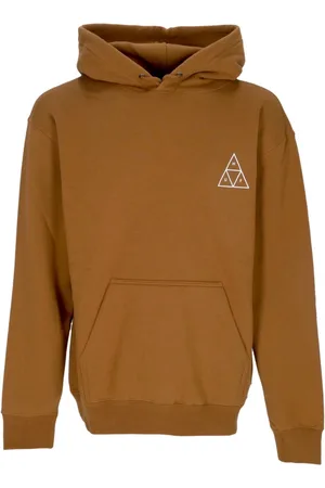 Huf Bluzy, Mężczyzna, brązowy, XL, Zestaw bluza z kapturem Triangle Po