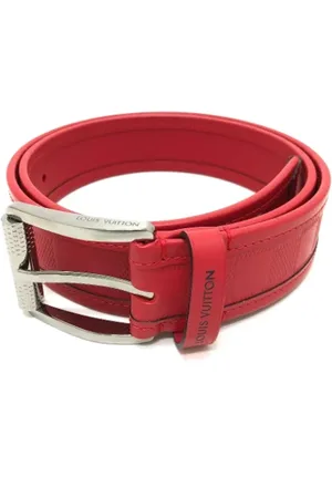 LOUIS VUITTON Pre-owned, Kobieta, Czerwony, ONE SIZE, Skóra, Pre-owned Leather belts
