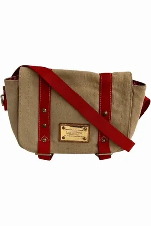 LOUIS VUITTON Pre-owned, Kobieta, Beżowy, ONE SIZE, Pre-owned płócienne torby Louis Vuitton