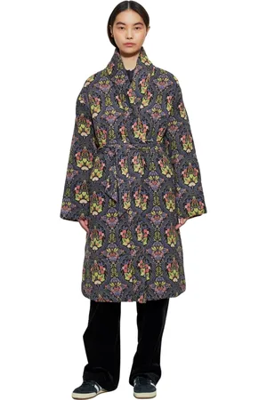 Antik Batik Płaszcze, Kobieta, Wielobarwność, M, Eros print coat